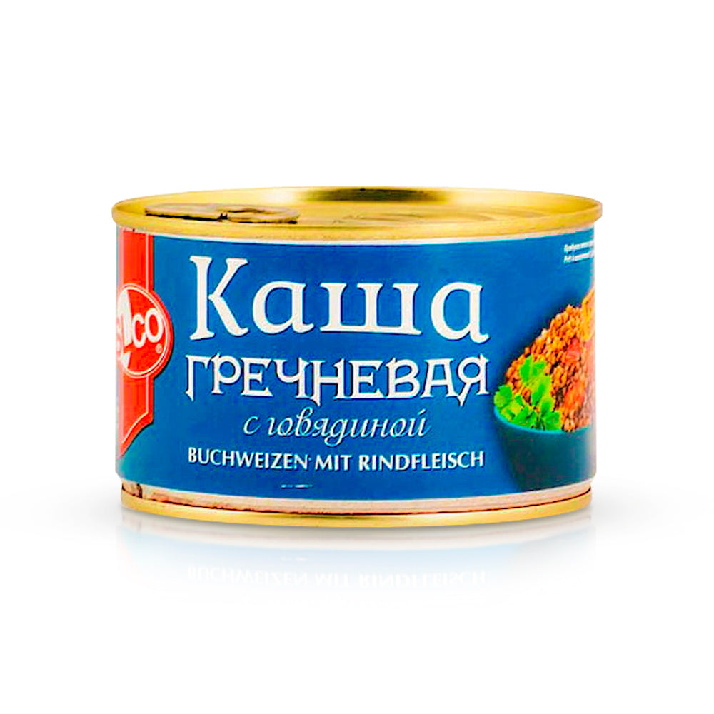 Каша гречневая с говядиной 375г