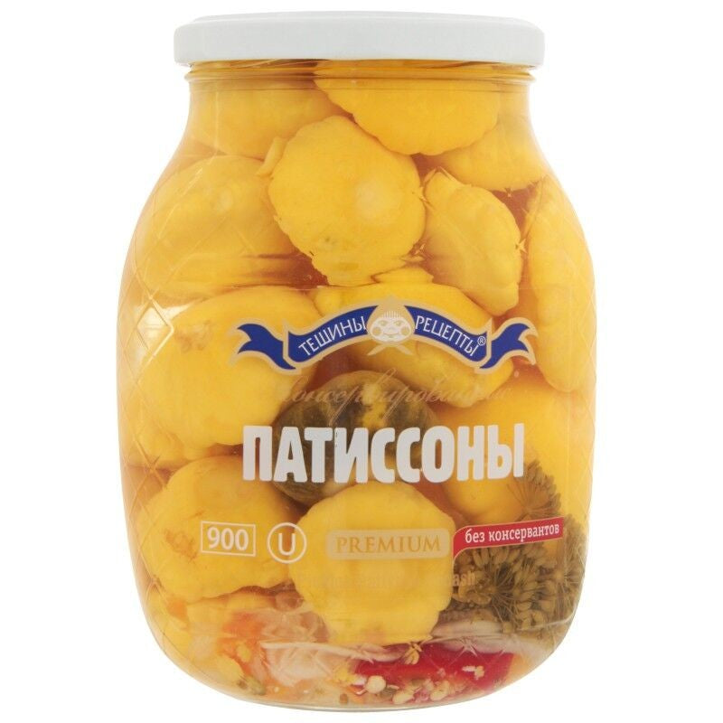 Teshchiny Recepty - Premium Pickled Pattypans 660g