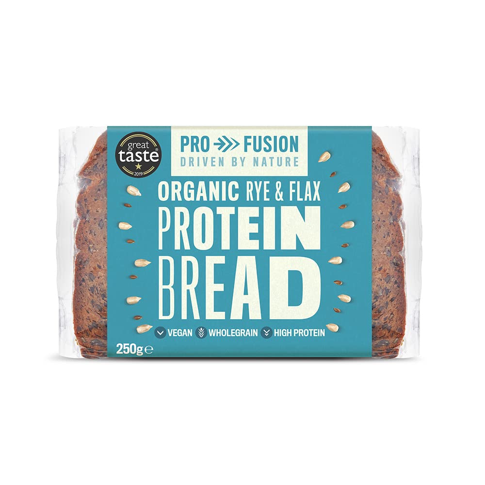 Profusion Organic Protein Bread - Rye & Flax 250g