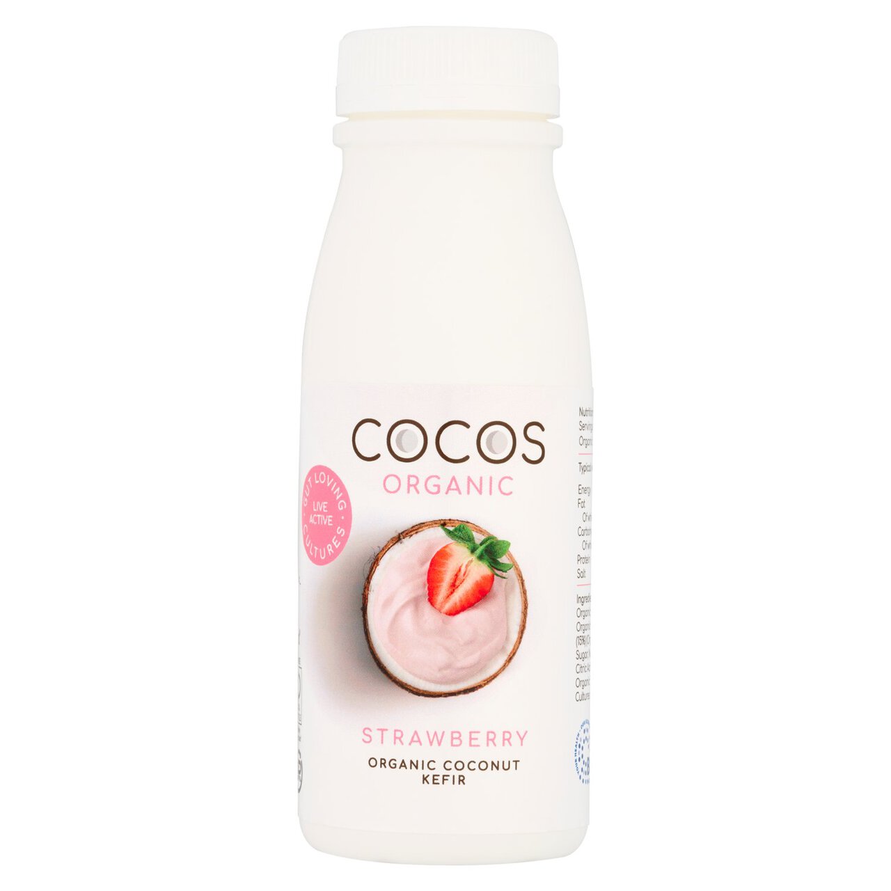 Cocos Organic Coconut Kefir Drinks - Strawberry 200ml