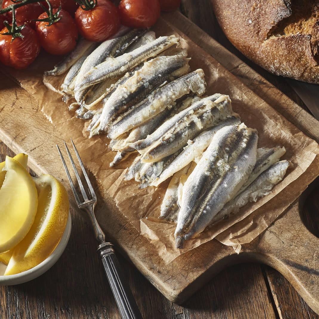 Marinated Anchovies GARLIC 200g