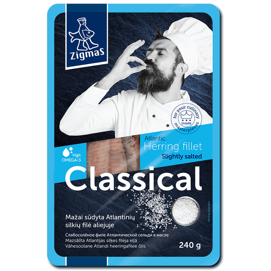 Herring Fillet in Oil "Zigmas" 240g