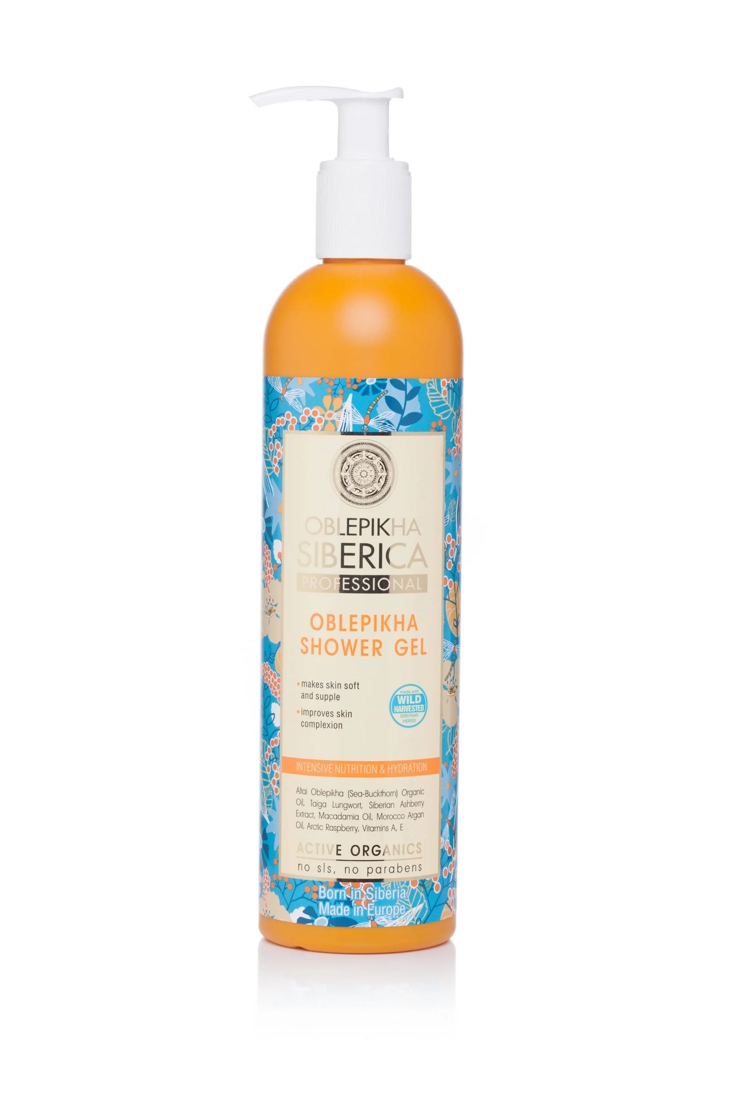 Oblepikha Shower Gel, Intensive & Hydration, 400ml
