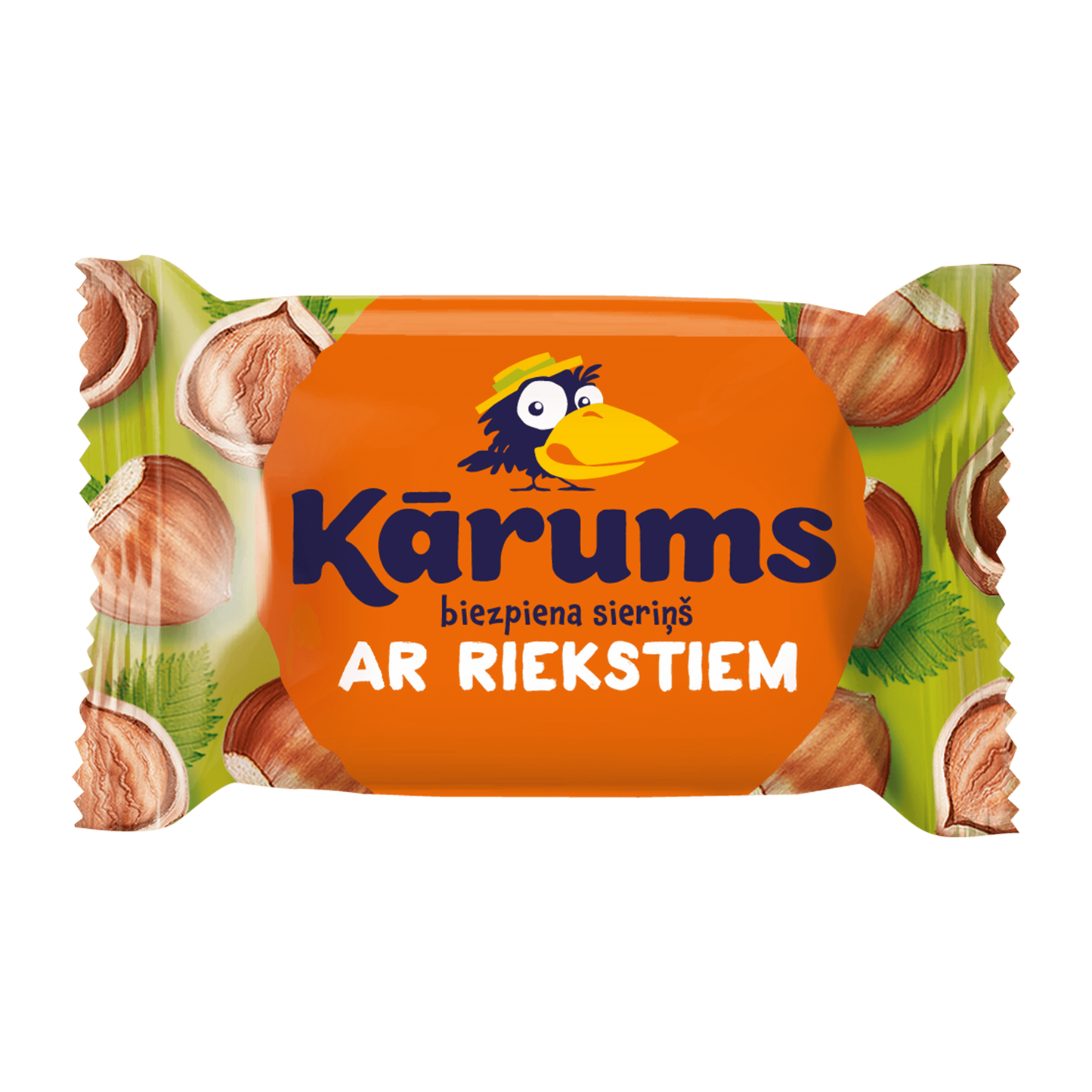 Glazed Curd Cheese with Nuts "Karums" 45g