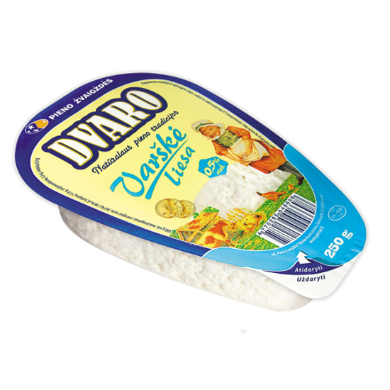 Curd 0.5% Fat "Dvaro" 250g