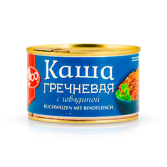 Каша гречневая с говядиной 375г