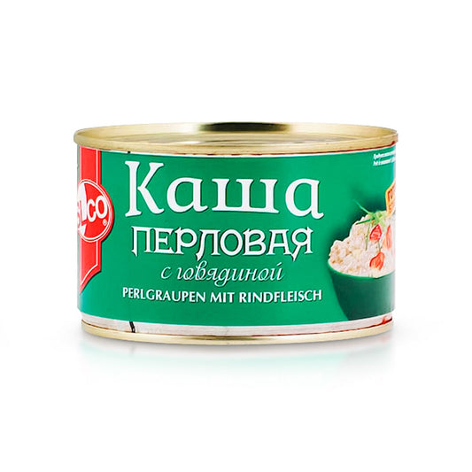 Крупа перловая с говядиной 375г
