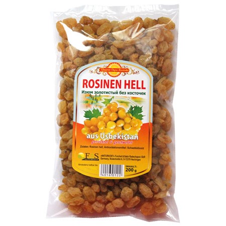 Light Brown Raisins 200g