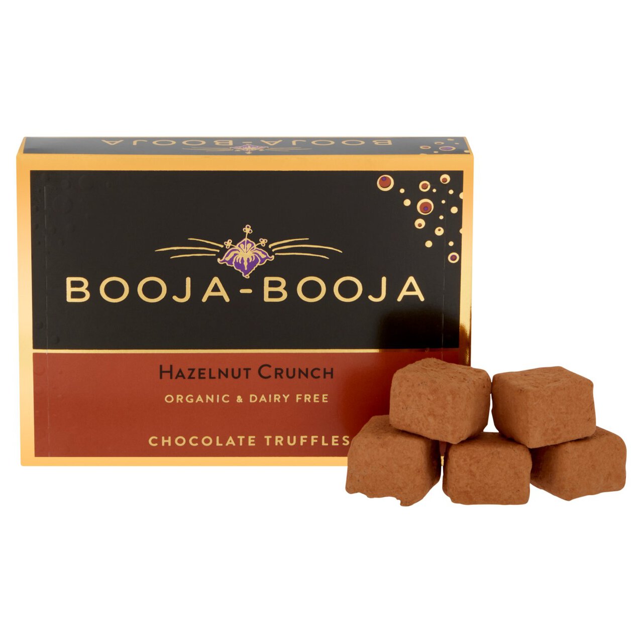 Booja Booja Vegan Chocolate Truffles - Hazelnut Crunch Chocolate 92g