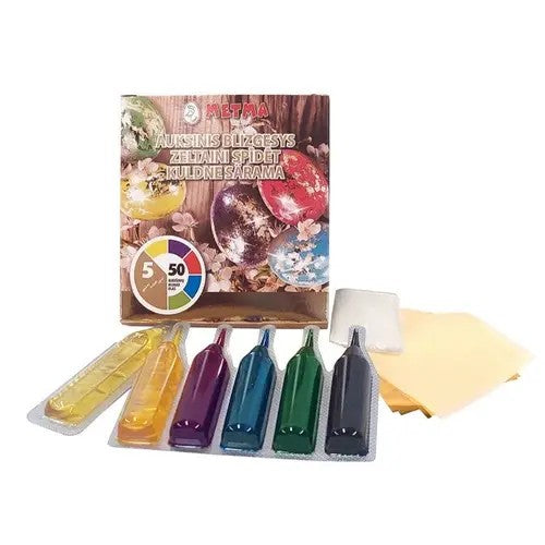 Egg Dye 5 Pearl + Gold Shine 35g