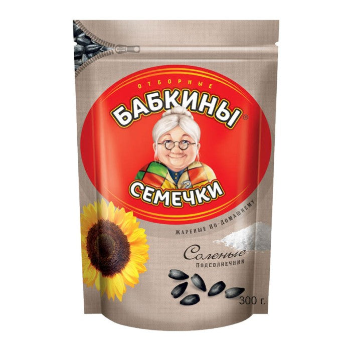 Семечки подсолнечника "Бабкины" соленые 300г