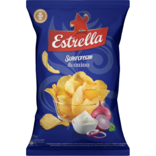 Чипсы со вкусом сыра "Эстрелла" 130г