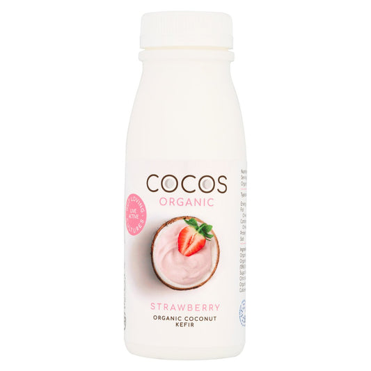 Cocos Organic Coconut Kefir Drinks - Strawberry 200ml