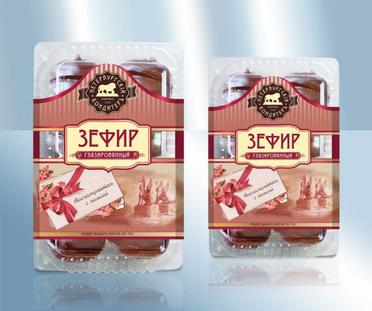 Зефир в шоколадно-кофейном вкусе 250г