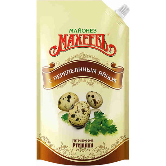 Mayonnaise with Quail Egg Maheev 380g