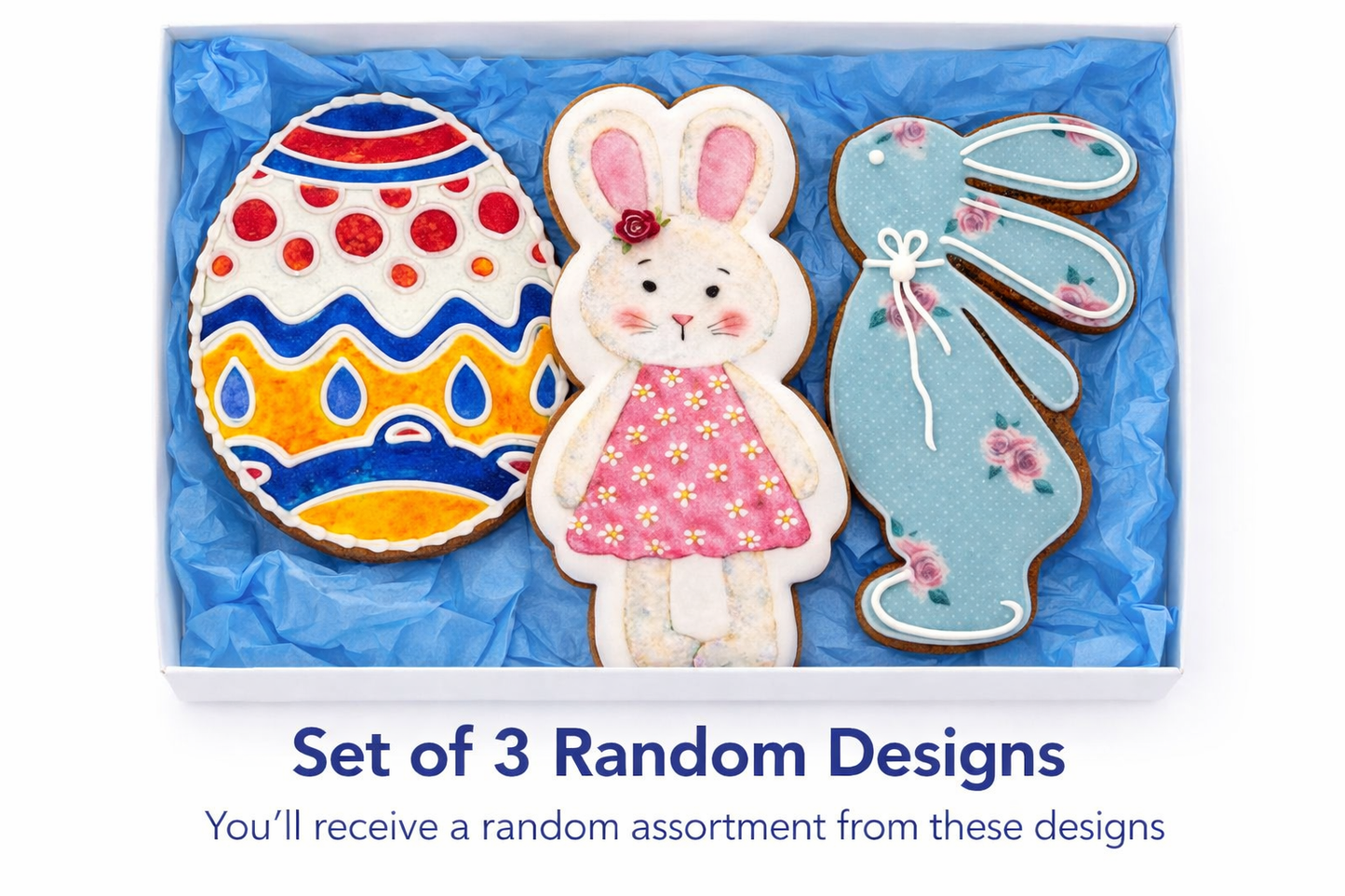 Homemade Gingerbread Set (3 pcs, Random Design)