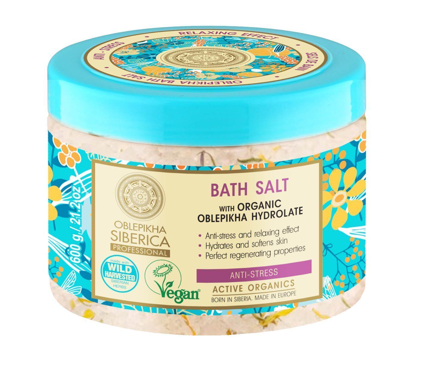 Oblepikha Anti-Stress Bath Salt, 600g