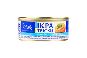 Veladis Cod caviar Brekout Roe 100g