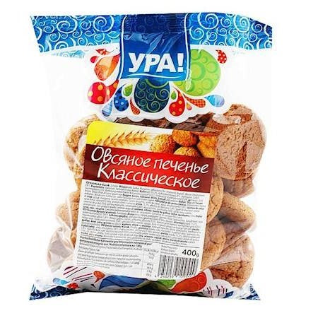 Oat Biscuits "Ura!" 400g