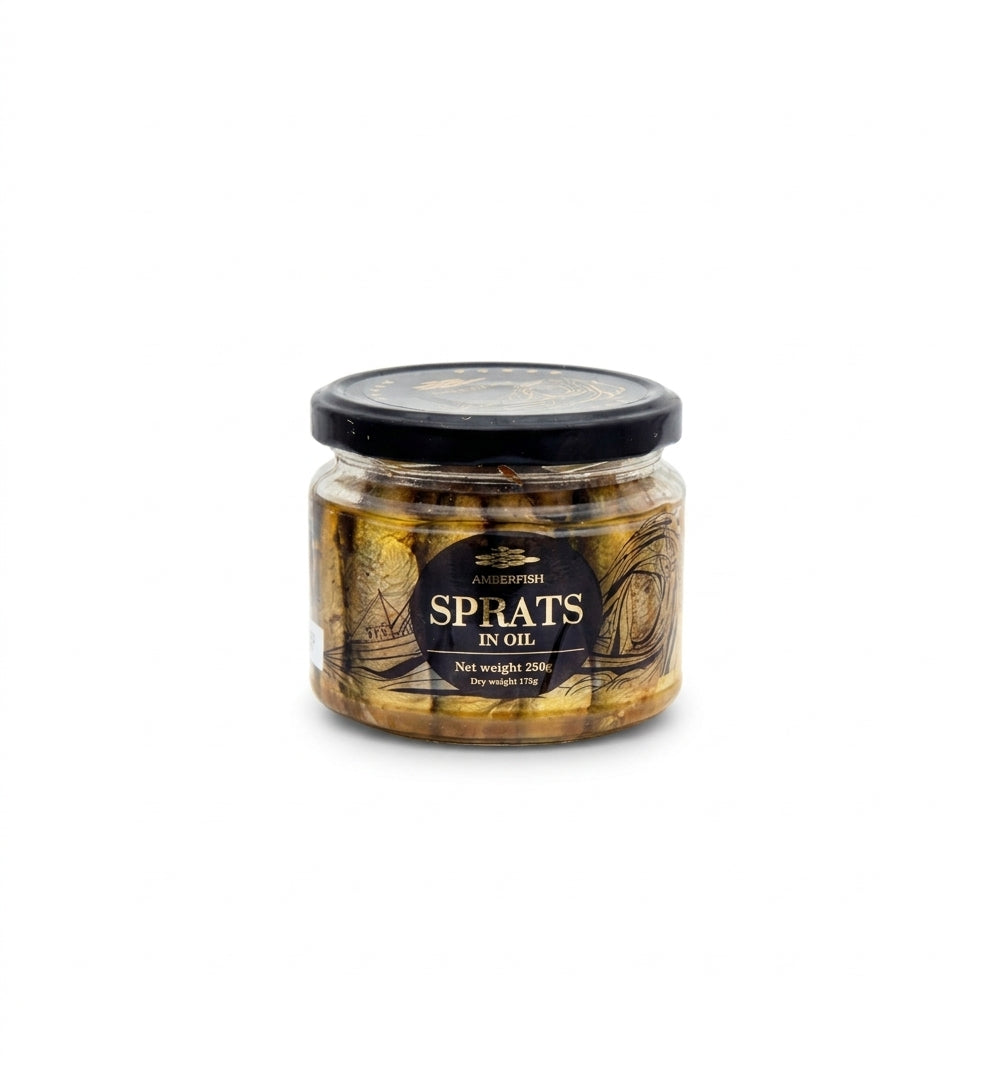 Sprats In Oil In Glass 250g
