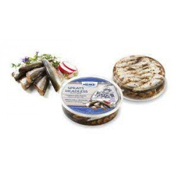 Sprats Headless in Spicy brine 260g