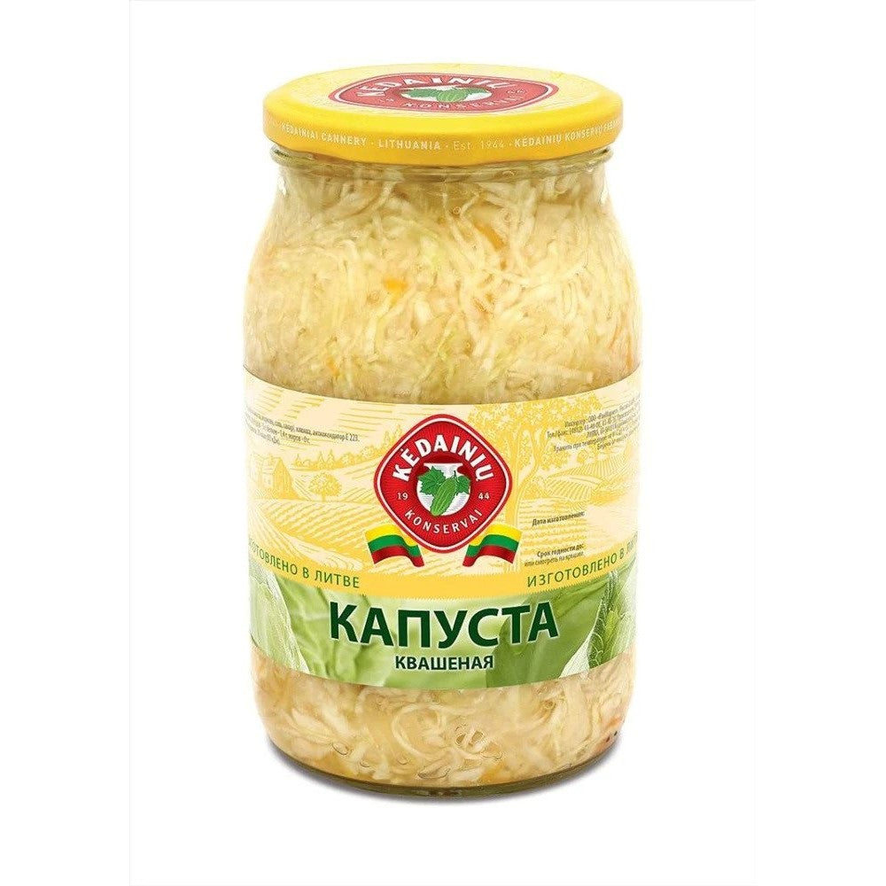 Cabbage Pickled Kedainiu Konservai 880g