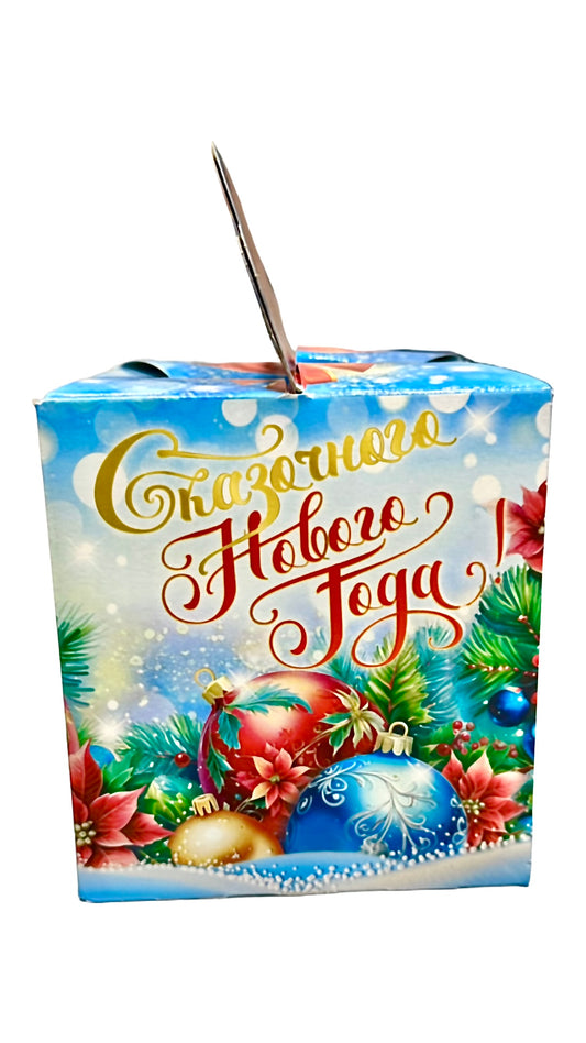 Box of sweets New Years gift 400 g