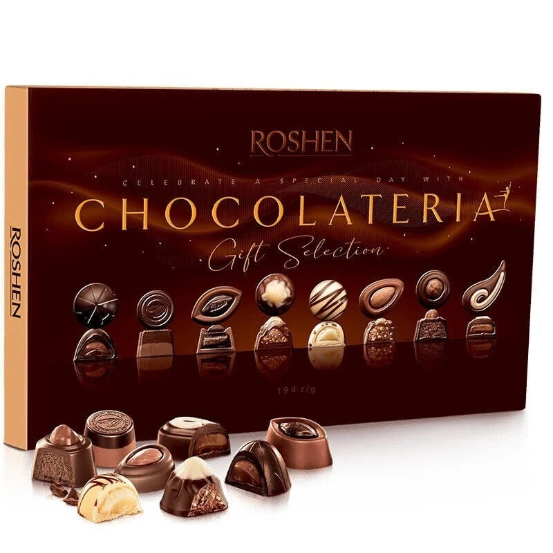 Roshen Chocolate Assortment "Chocolateria" 194g