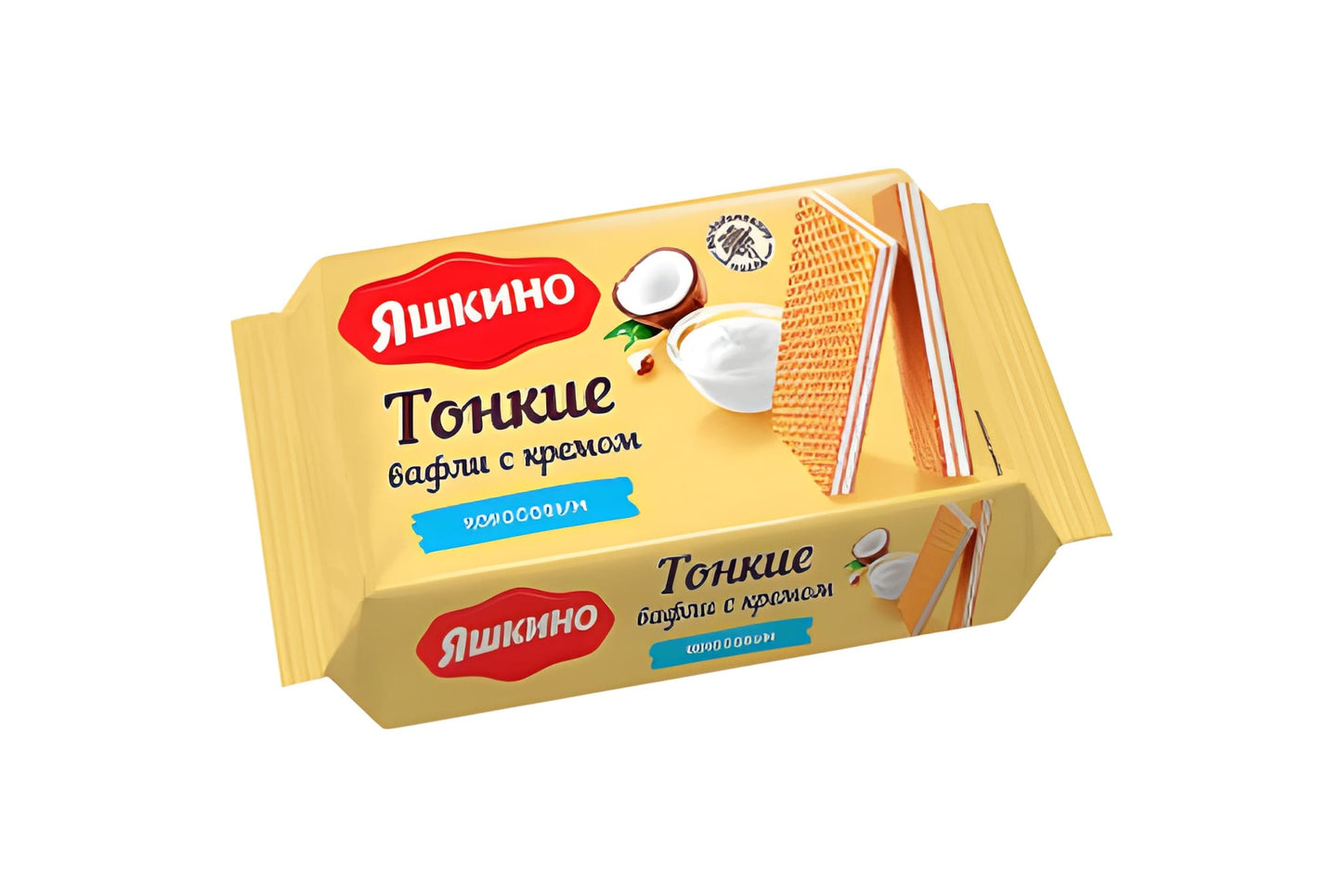 Yashkino Thin Coconut Cream Waffles 144g