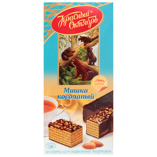 Торт Вафельный "Мишка Косолапый" 250г