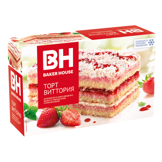 Baker House Strawberry Cake Vittoria 350g
